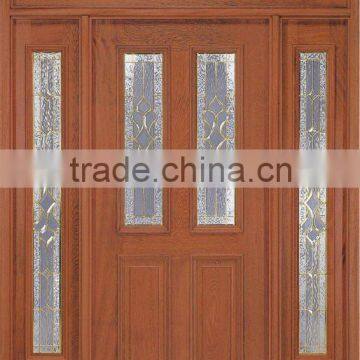 Glass Wooden Main Door Designs For House DJ-S9212MSTHS