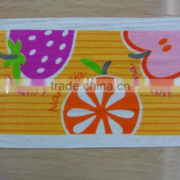 pigment printing 100 cotton fabric promotional tea towel