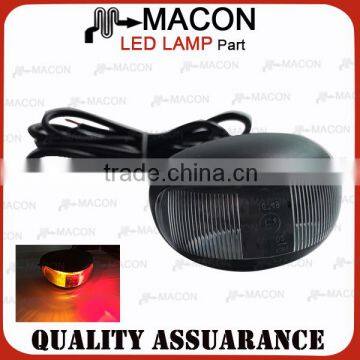 10-30V 2LEDs led turck side marker light truck clearance lamp