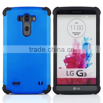 Glossy slim armor for LG G3 protective rubber case