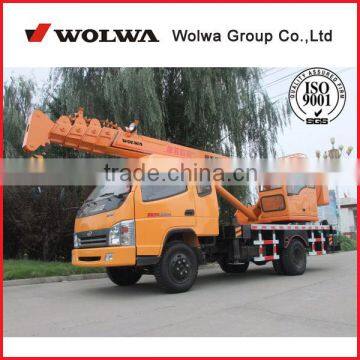 10 ton Mobile Hydraulic Truck Crane with telescopic boom 5 section for sale