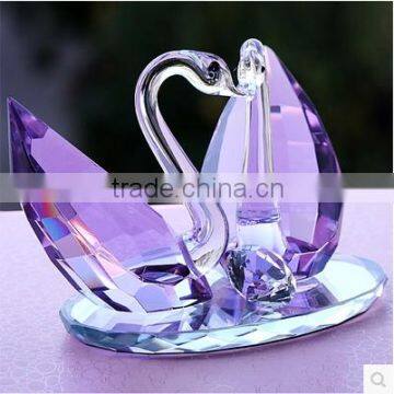 Beautiful Colorful Gift Crystal Swan photo-3