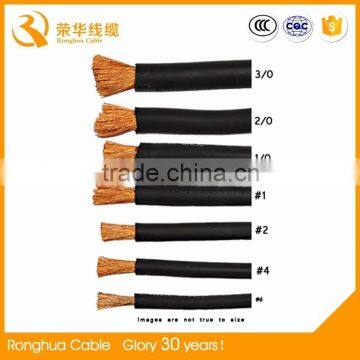 Single Core Copper Twisted 16mm2 25mm2 35mm2 Rubber Welding Cable photo-4