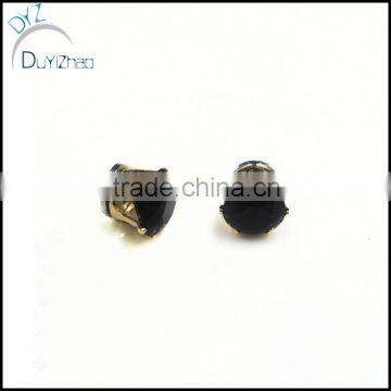 No Ear Hole Magnetic Magnet Ear Stud for Black cz Stone