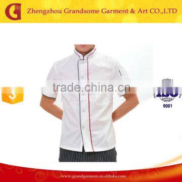 Wholesale Restaurant Uniforms High Quality Short Sleeve Chef Jackets