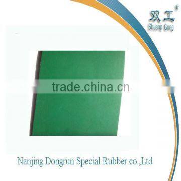 Matt glossy rubber sheet