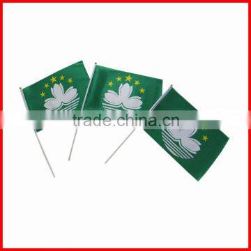 14*21cm Macao flag,mini flag,green white flag