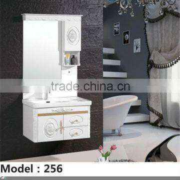 Special and popular slim pvc bathroom cabinet