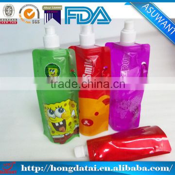 Gravure printing laminated plastic flexible drink pouch