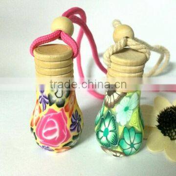 Hanging car perfume bottle