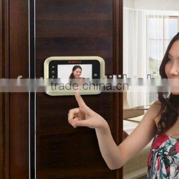 .com Battery Operated Security Camera Video Projection Screen Door Viewer Camera Usb