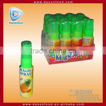 Assorted Fruit Flavor Magic Spray candy