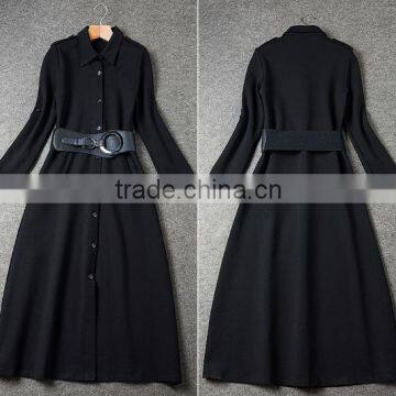 New Europe 2016 Women's Cotton Long Dresses Bohemian Femme Casual Clothing Slim Party Dresses photo-4