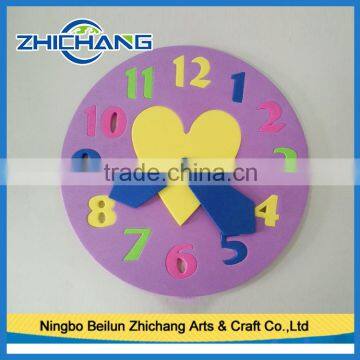 2016 foam clock toy for kids