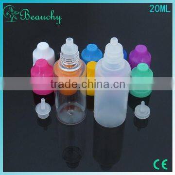 Beauchy new 0.8oz color pet bottle scrap plastic water bottle 20ml baby bottle