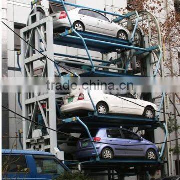 Automated rotary parking structure and machinery