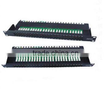 Black color new product 24ports patch panel