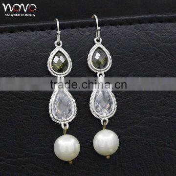 earring round silver earrings pearls jewelry fashion accessories women