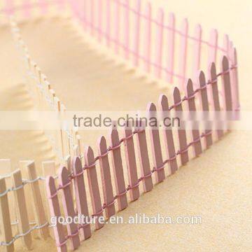 Mini Wooden Fence Toys Garden Fence