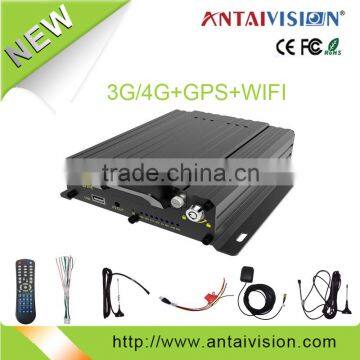 HDD mobile DVR with CMS software G-SENSOR 4CH Mobile DVR for bus