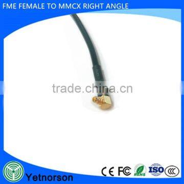 FME Male Plug to MMCX Male RA RF Jumper Pigtail Cable RG174 Adapter 20CM photo-4