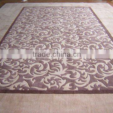 Custom wool carpets for hotel project wall to wall wool carpet hand tufted gun technic