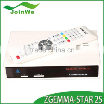 Original Satellite Tv Receiver Zgemma-star 2S with Twin Tuner DVB-S2+S2 Zgemma-star Receiver