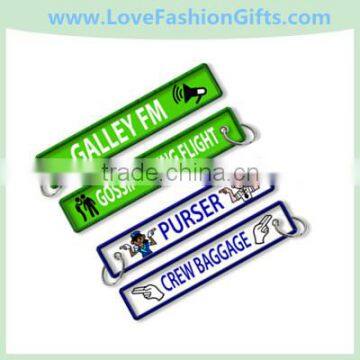 Embroidery Covers Keychain/Key Tag /Key Fob