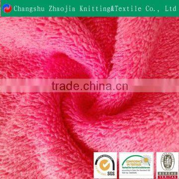 Hand comfortable bathrobe cotton fabric solid pink color made in changshu