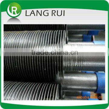 spiral extruded finned tube made of aluminum and steel