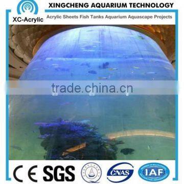 hot sale ! origianl lucite round acrylic aquarium for restaurant