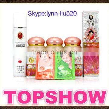 wholesale ebay products yiqi whitening cream 3+1 set gold top