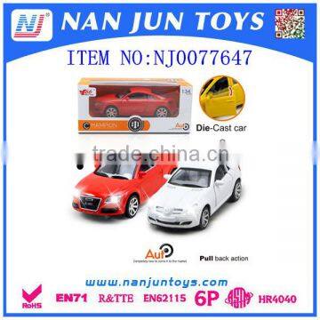 manufactory Pull back alloy car models fashion car