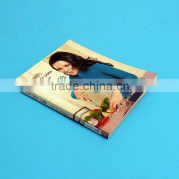 Professional cheap full color softcover cook book printing,offset print health recipe book