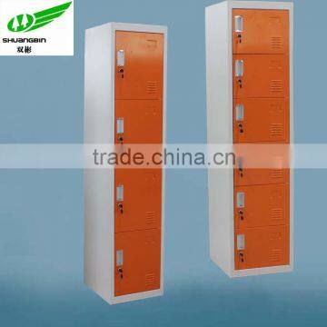 4 TIER QUARTER DOOR STEEL LOCKER STORAGE TOOL GYM CABINET                        
                                                Quality Choice