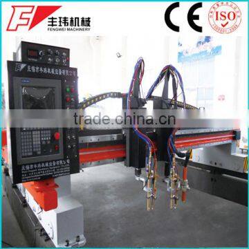 CNC Flame Cutting machine with double flame cutting torches