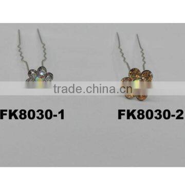 Goody Glitter Crystal Plum Flower Bridal Wedding Hairpin