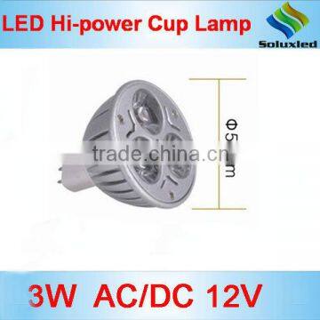3W Led Spotlight MR16 Base groupsourcing