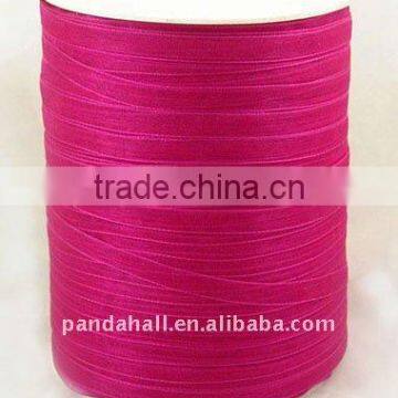 500yd/roll 6mm Rosy Organza Ribbon(RS6mmY027)