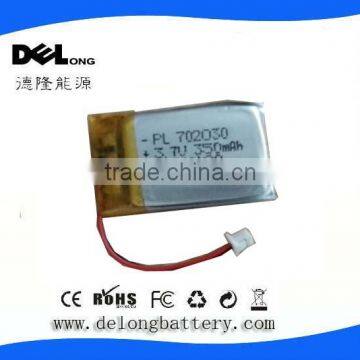 350mAh 3.7v lipo battery for mp3 player