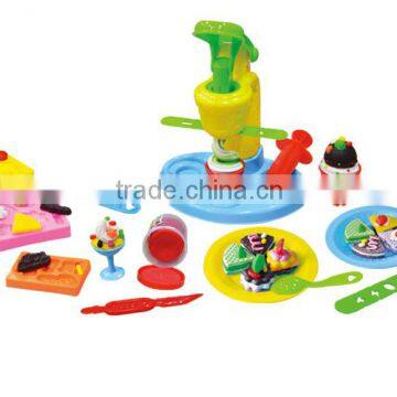 Creative Plasticine Toy Ice Cream Machine Set With 8pc 2Oz Dough photo-2