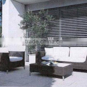 outdoor plastic sofa rattan sofa set