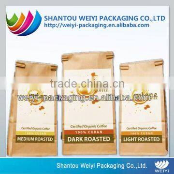 Clear Window Bleached Kraft Paper Tin Tie Bag With Square Bottom photo-6