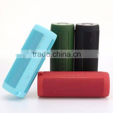 Brand T2 Bluetooth Music Speaker With Mic Handsfree Waterproof IPX5 FM TF Card Loudspeaker LED Flashlight