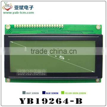 New and Hot sell 192X64 Graphic lcd module, 192x64 dot matrix