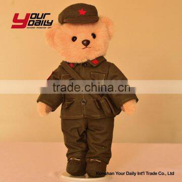 High Quality Stuffed Plush Teddy Bear Toys for Uniform Police Man Military Pilot Teddy photo-6