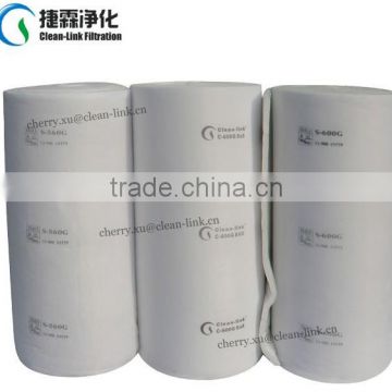 Spray booth Ceiling Filter, high efficiency filter media, roll filter media, air filter