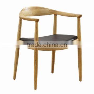 Restaurant solid ash wooden armchair HDAC1041