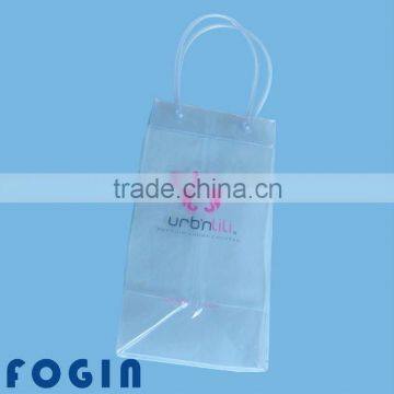 Popular PVC Clear Ice Bag for Beer Wine Packing