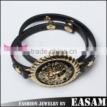 Easam Latest Adjustable Leather Bracelet 2015 For Men photo-3